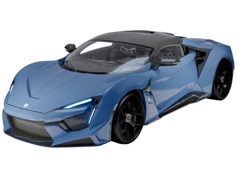 W Motors Lykan Hypersport 2016 3D Model