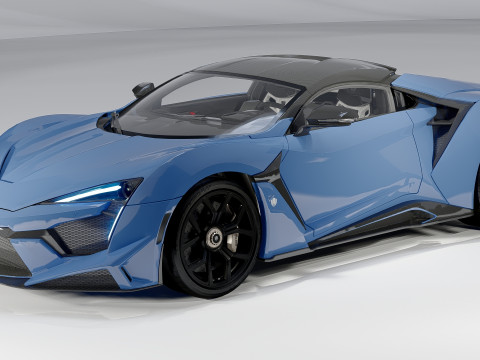 W Motors Lykan Hypersport 2016 Model 3D