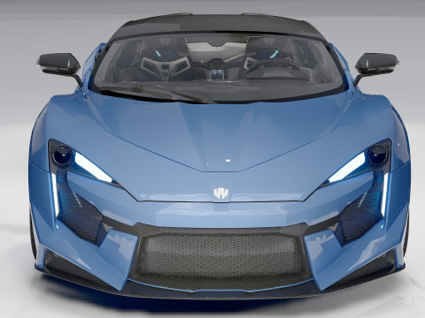 W Motors Lykan Hypersport 2016 Model 3D