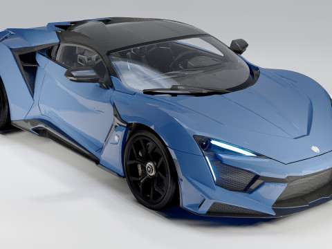 W Motors Lykan Hypersport 2016 Model 3D