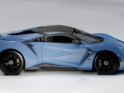 W Motors Lykan Hypersport 2016 Model 3D
