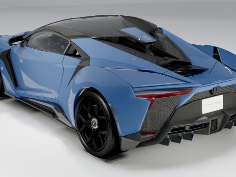 W Motors Lykan Hypersport 2016 Model 3D