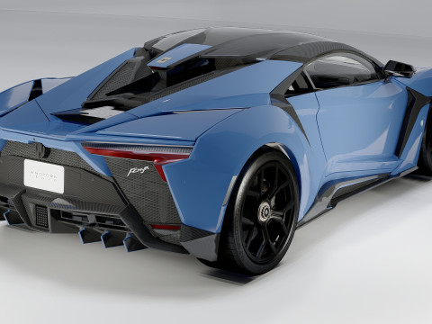 W Motors Lykan Hypersport 2016 Model 3D