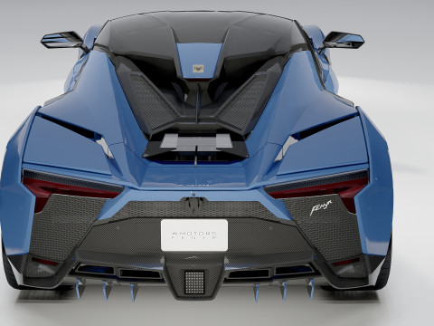 W Motors Lykan Hypersport 2016 Model 3D