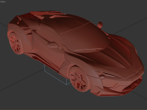 W Motors Lykan Hypersport 2016 Model 3D