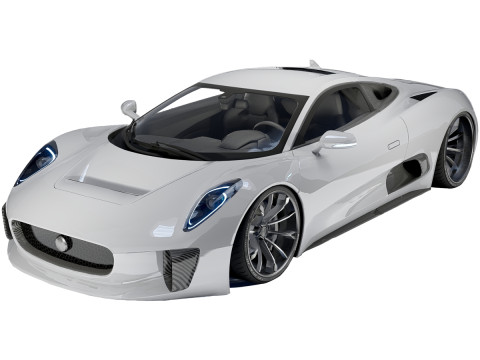 Jaguar C-X75 3D मॉडल