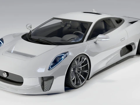 Jaguar C-X75 3D Model