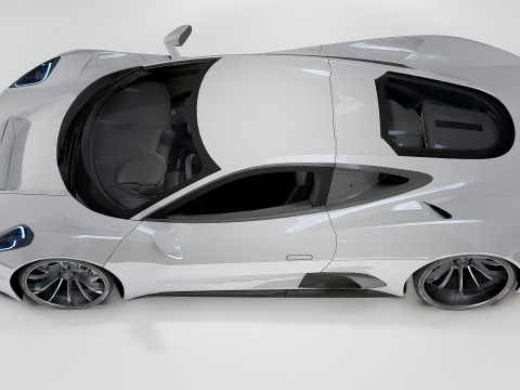 Jaguar C-X75 3D मॉडल