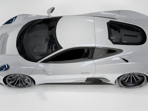 Jaguar C-X75 3D Model