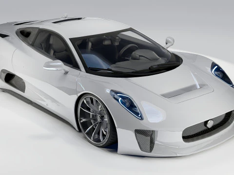 Jaguar C-X75 3D Model