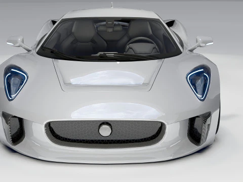 Jaguar C-X75 3D Model