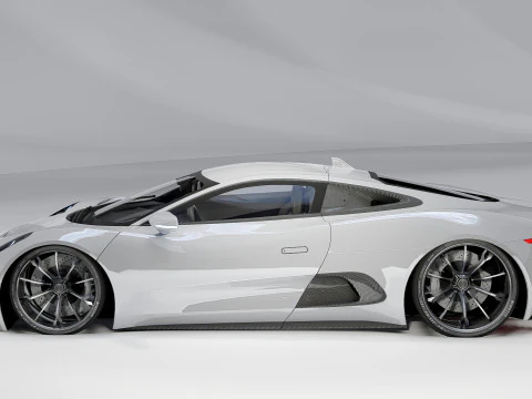 Jaguar C-X75 3D Model