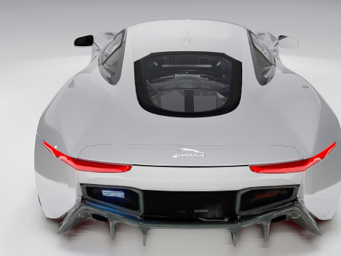 Jaguar C-X75 3D मॉडल