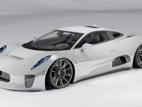 Jaguar C-X75 3D मॉडल