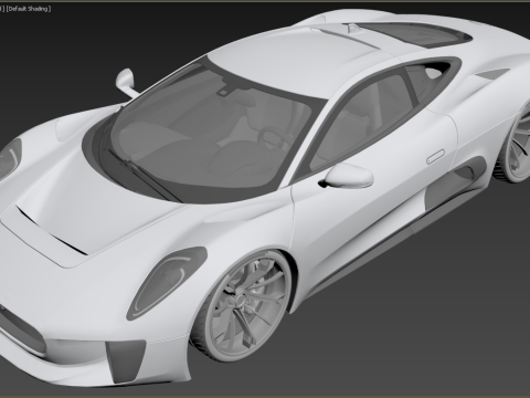 Jaguar C-X75 3D मॉडल