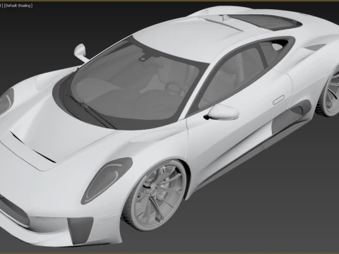 Jaguar C-X75 3D Model