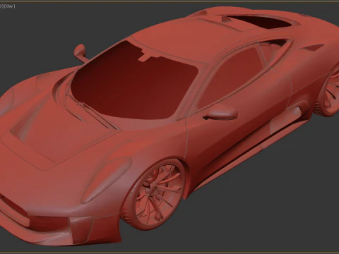 Jaguar C-X75 3D Model