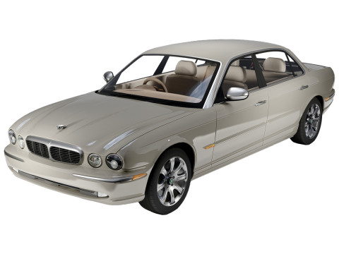Jaguar XJ8 Vanden Plas LWB 2004 3D Model