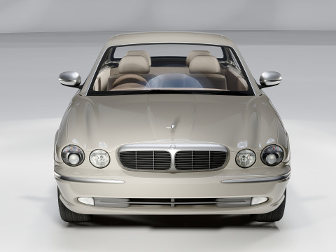 Jaguar XJ8 Vanden Plas LWB 2004 Modello 3D