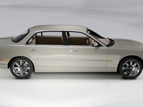 Jaguar XJ8 Vanden Plas LWB 2004 Modello 3D