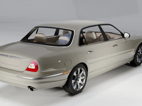 Jaguar XJ8 Vanden Plas LWB 2004 3D Model