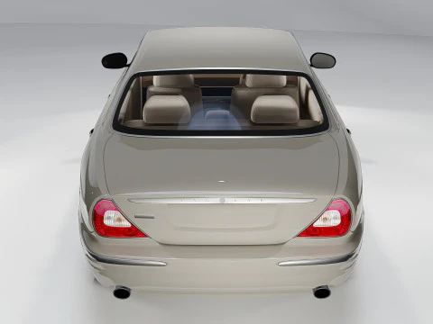 Jaguar XJ8 Vanden Plas LWB 2004 3D Model