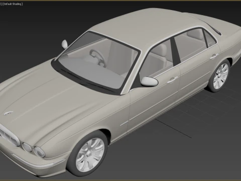 Jaguar XJ8 Vanden Plas LWB 2004 3D Model