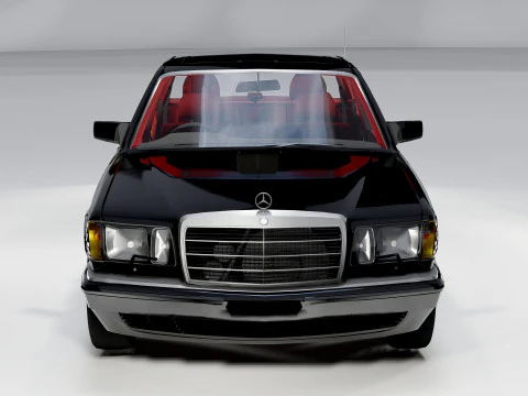Mercedes-Benz 560 SEL 1987 3D Model