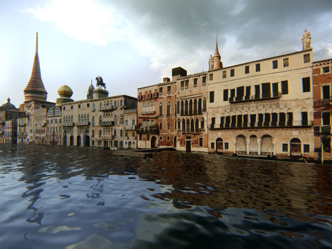 Venice Scene 3D 모델