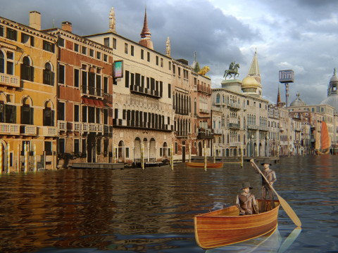 Venice Scene 3D 모델