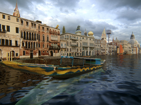 Venice Scene 3D 모델