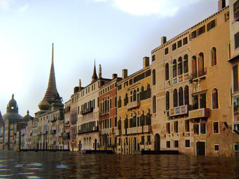 Venice Scene 3D 모델