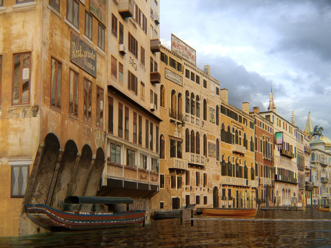 Venice Scene 3D 모델