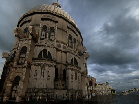 Venice Scene 3D Model