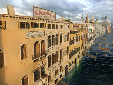 Venice Scene 3D Model