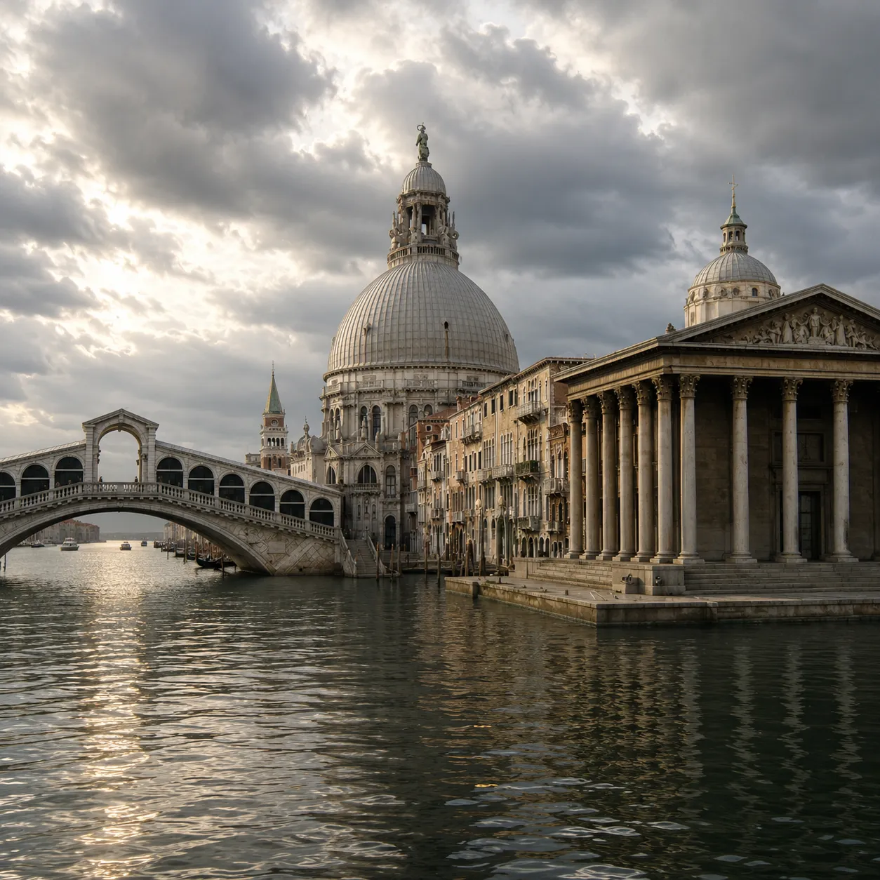 Venice Scene 3D Model .c4d .max .obj .3ds .fbx .stl .blend 
