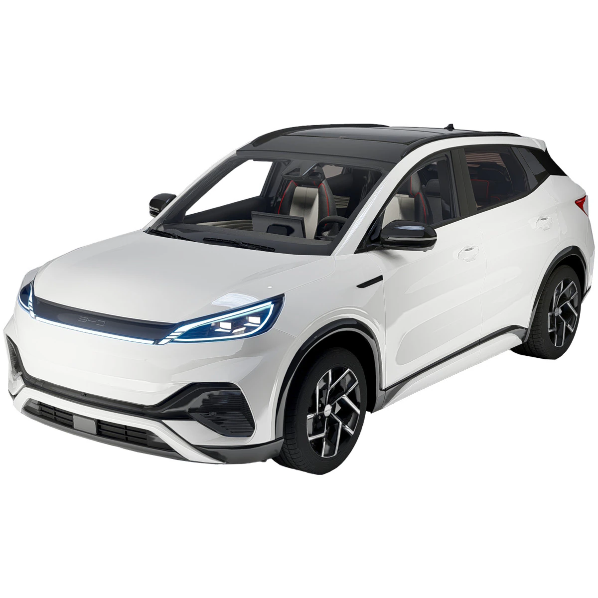 BYD Atto 3 2025 3D Model .c4d .max .obj .3ds .fbx .stl .blend 