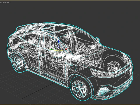 BYD Atto 3 2025 3D Model