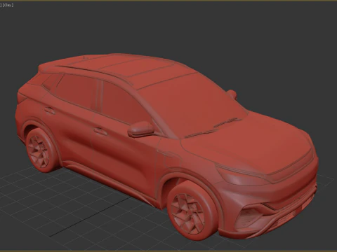 BYD Atto 3 2025 3D Model