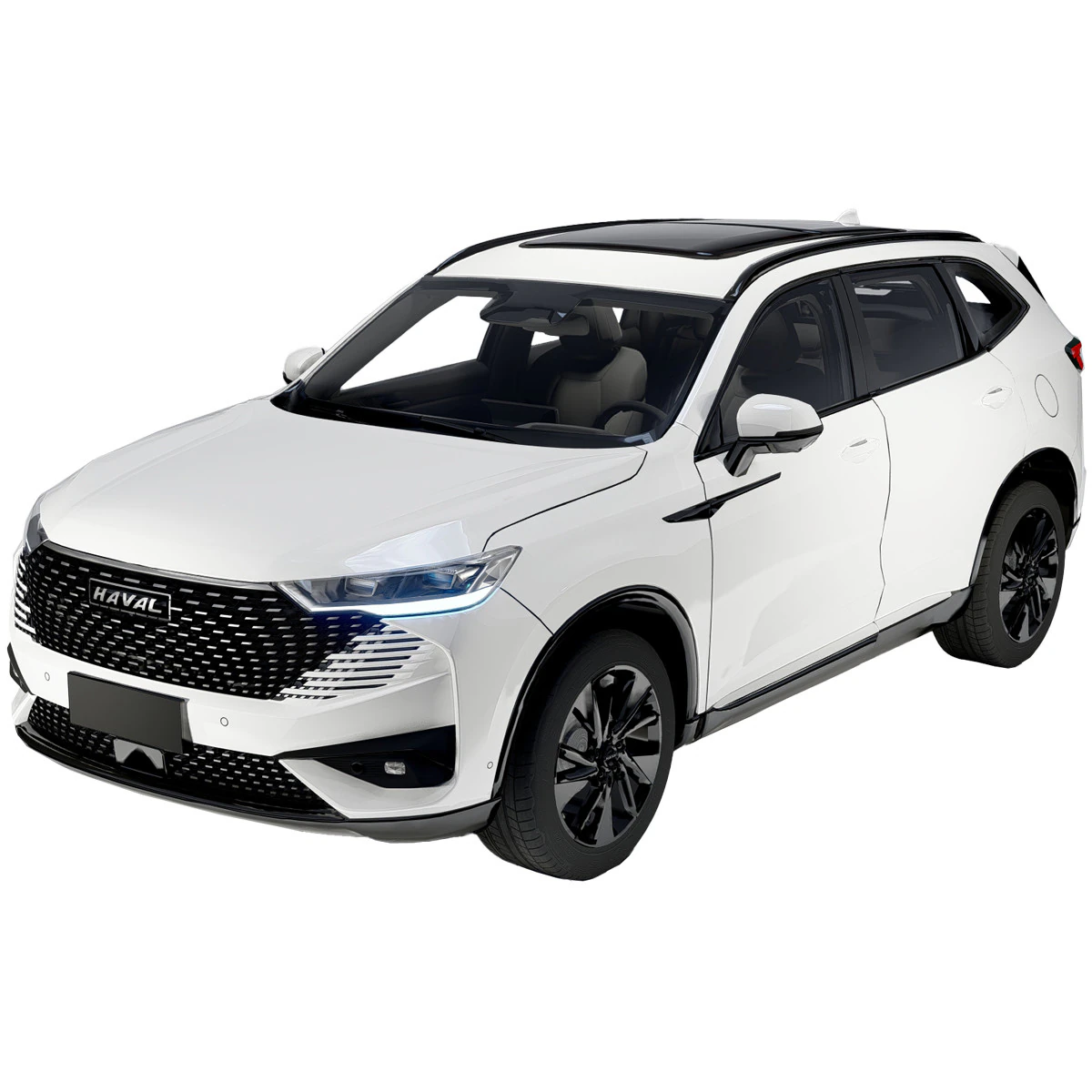 Haval H6 Premium Hev 3D Model .c4d .max .obj .3ds .fbx .stl .blend