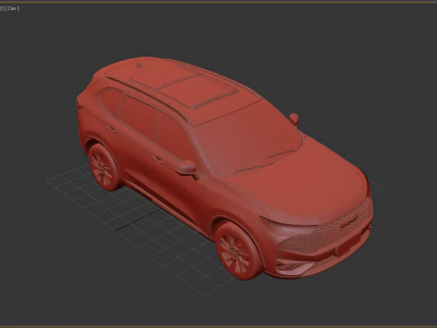 Haval H6 Premium Hev 3D Model