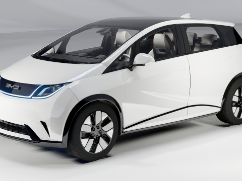 BYD Dolphin 2024 Modelo 3D