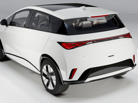 BYD Dolphin 2024 Modelo 3D
