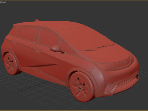 BYD Dolphin 2024 Modelo 3D