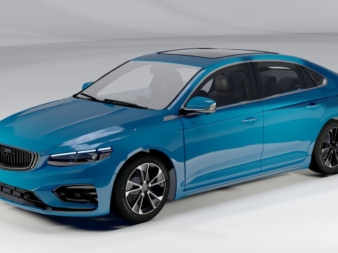 Geely Preface 3D मॉडल