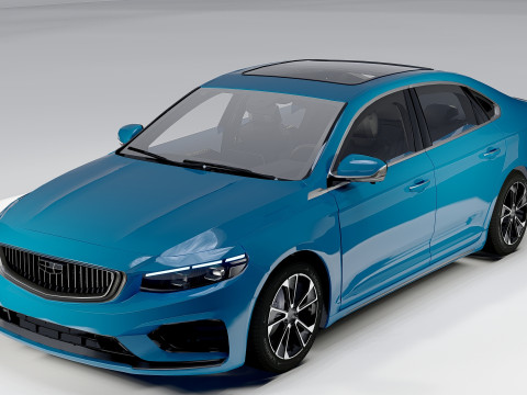 Geely Preface 3D मॉडल