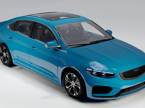 Geely Preface 3D मॉडल