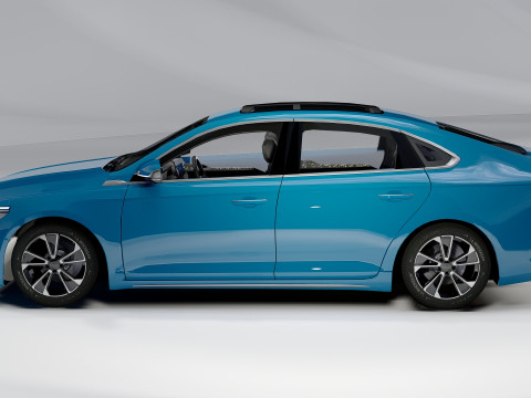 Geely Preface 3D मॉडल