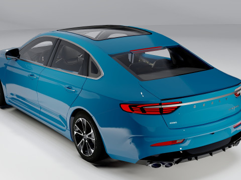 Geely Preface 3D मॉडल