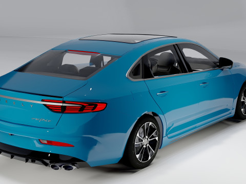 Geely Preface 3D मॉडल